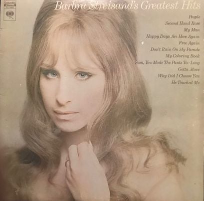 Barbara Streisand Greatest Hits LP Plak