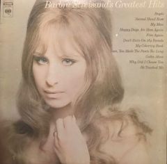 Barbara Streisand Greatest Hits LP Plak
