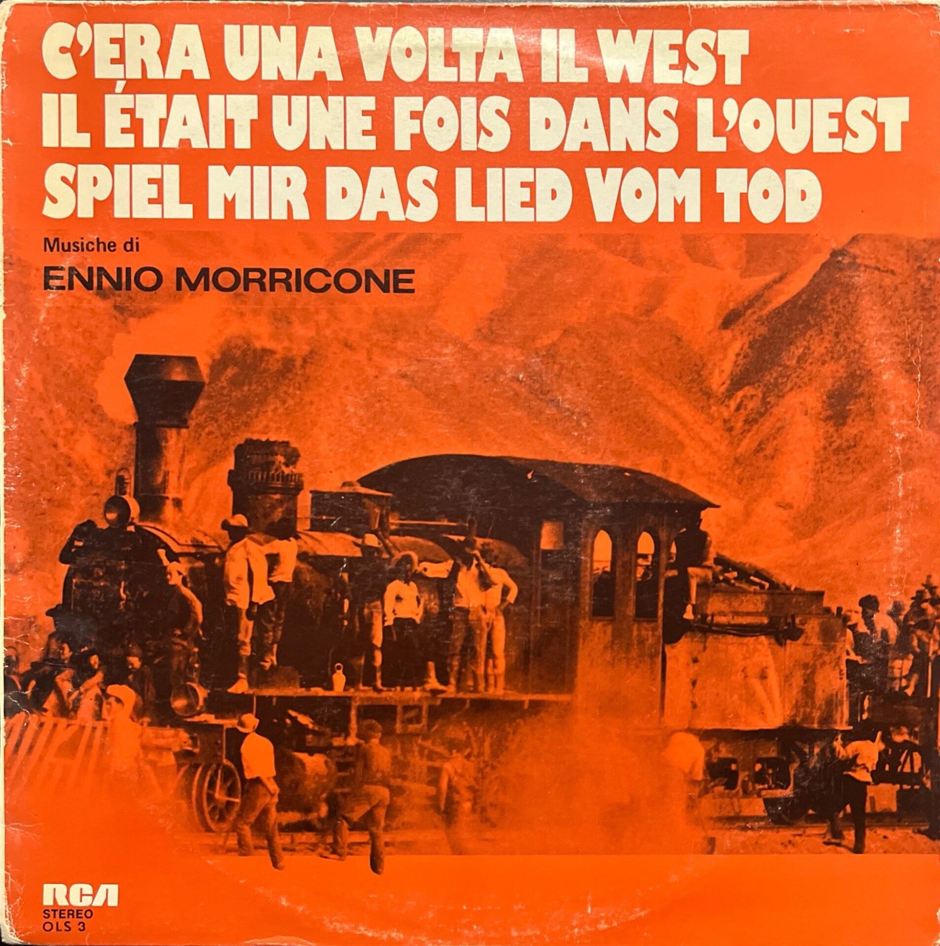 Ennio Morricone C'era Una Volta IL West Soundtrack LP Plak