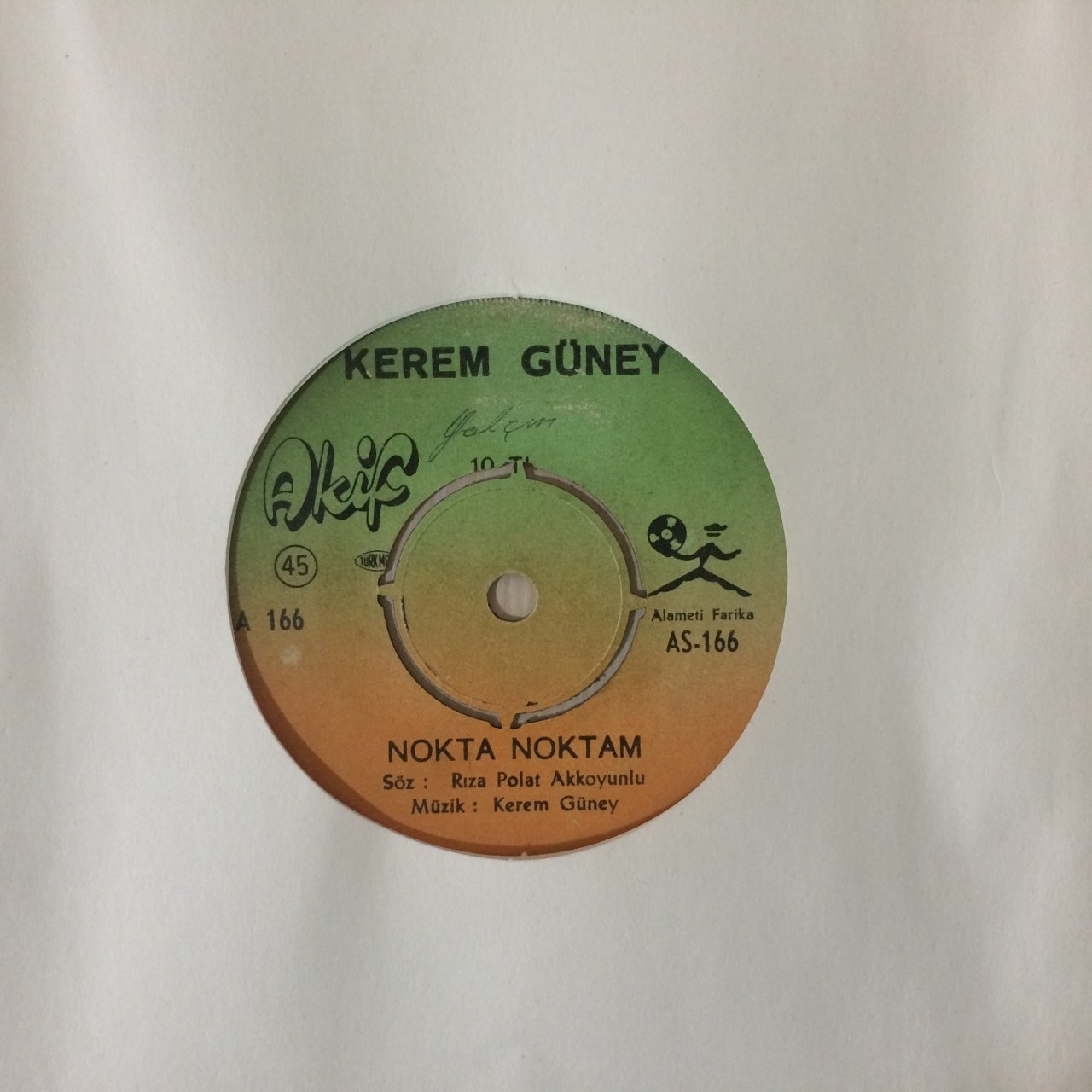 Kerem Güney Nokta Noktam 45lik Plak