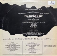 Ennio Morricone C'era Una Volta IL West Soundtrack LP Plak