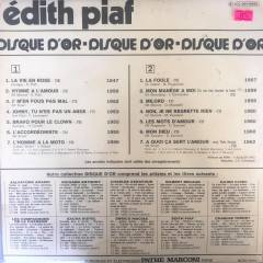 Edit Piaf Le Disque D'or De LP Plak