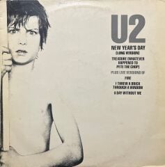 U2 New Year's Day (Long Version) LP Plak