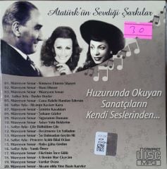 Atatürk'ün Sevdiği Şarkılar Safiye Ayla Müzeyyen Senar CD