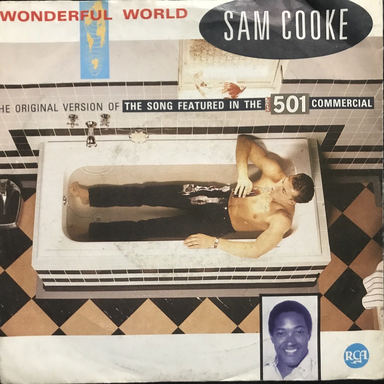Sam Cooke Wonderful World  45lik Plak