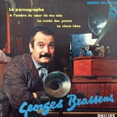 Georges Brassens La Pornographe 45lik Plak