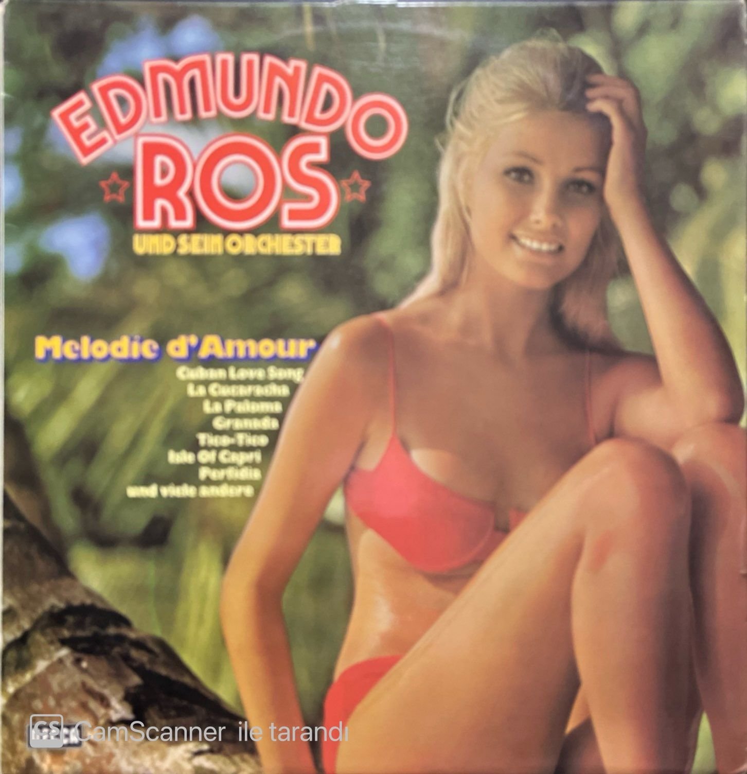 Edmundo Ros Melodie D'amour LP Plak