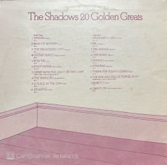 The Shadows 20 Golden Greats LP Plak