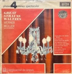 Werner Müller Great Strauss Waltzes LP Plak