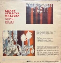 Werner Müller Great Strauss Waltzes LP Plak