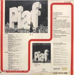 Piaf Bande Sonore Originale Du Film LP Plak