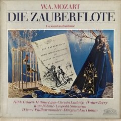 Mozart Die Zauberflote 3 LP Klasik Box Set Plak
