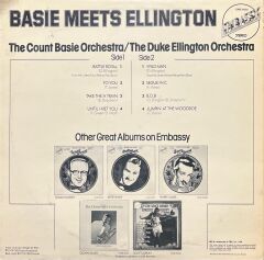 Count Basie And Duke Ellington Meets LP Plak