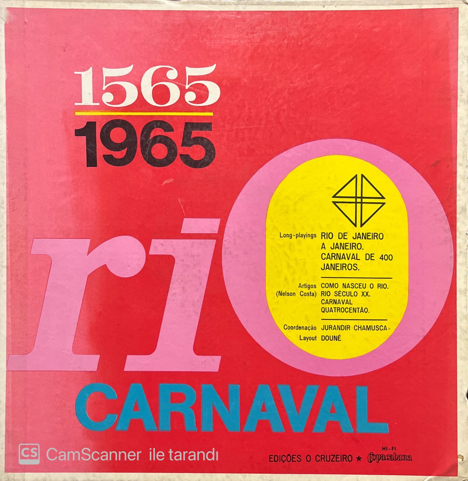 1565 1965 Rio De Janiro Carnaval Double LP Plak