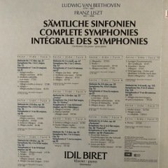 Beethoven Litz İdil Biret Piano Samtliche Sinfonien 6 LP Klasik Box Set Plak