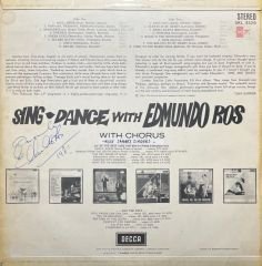 Edmundo Ros Sing Dance With Edmundo Ros LP Plak
