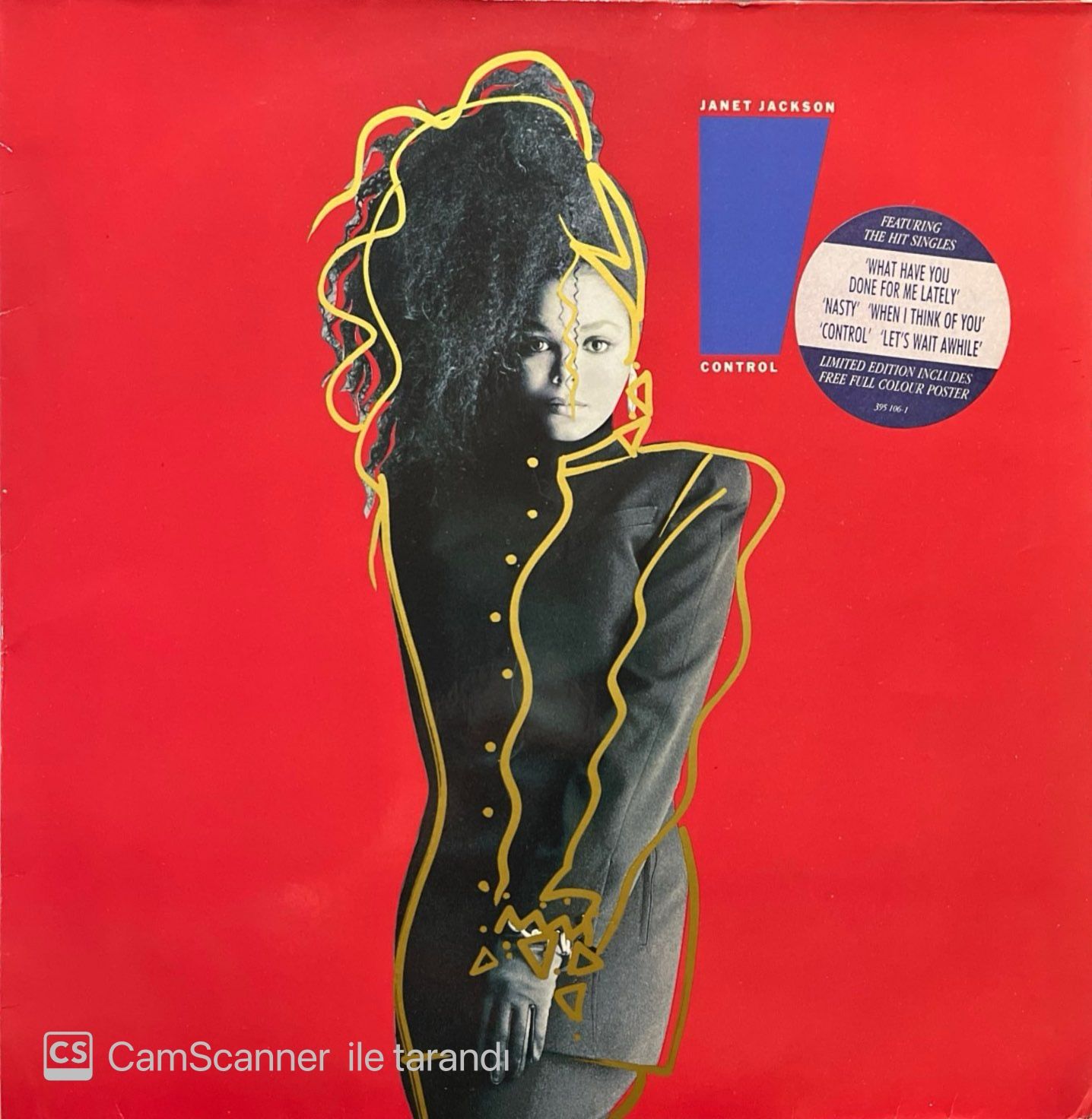 Janet Jackson Control Limited Edition LP Plak