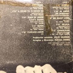 Julio Iglesias El Amor LP Plak