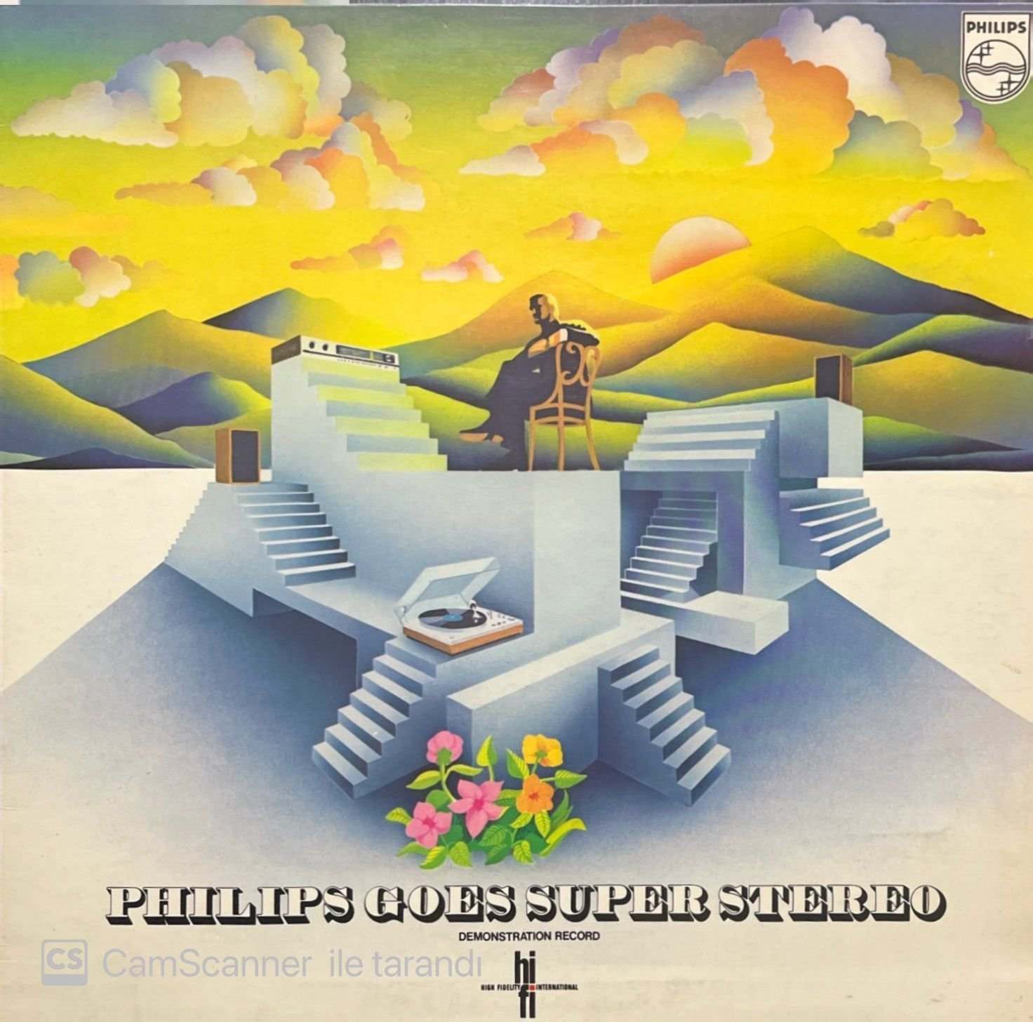 Philips Goes Super Stereo Demonstration Record LP Plak