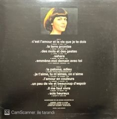 Mireille Mathieu La Paloma Adieu LP Plak