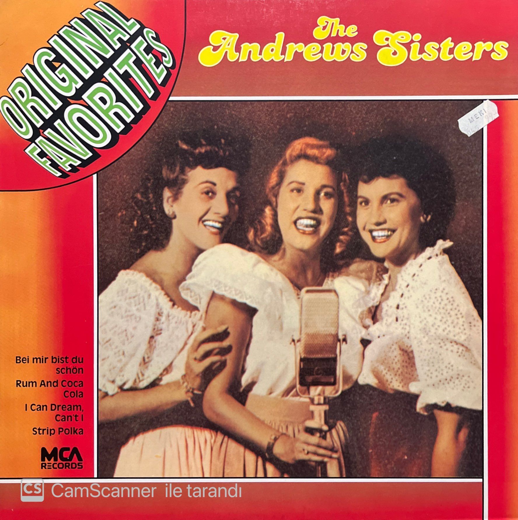 The Anrews Sisters LP Plak