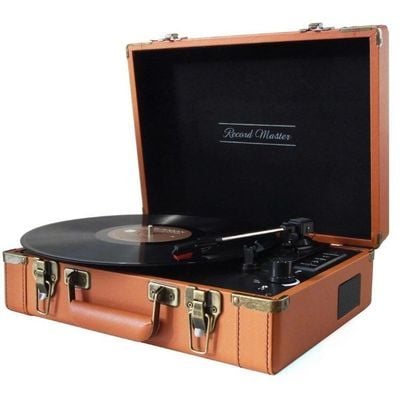 *ÜCRETSİZ KARGO Record Master T317UB Kahverengi Şarjlı Pikap Bluetoothlu