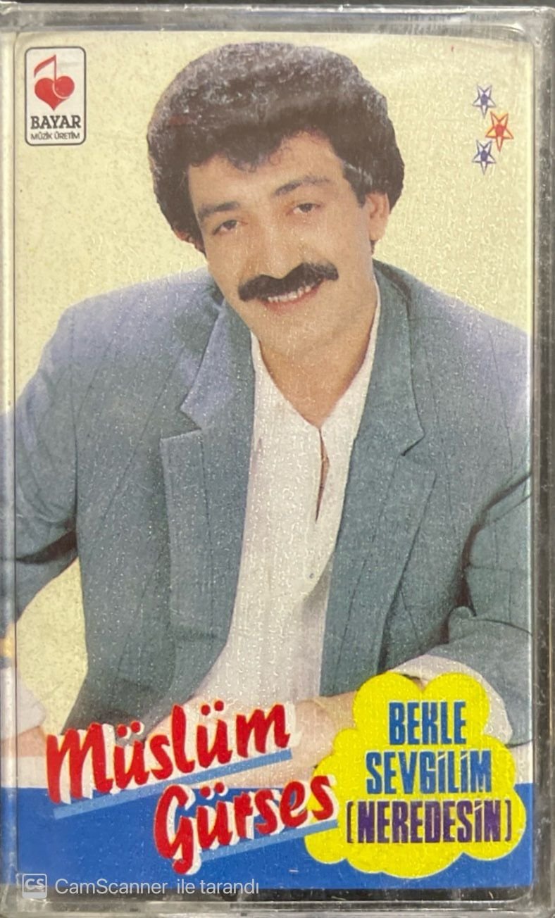 Müslüm Gürses Bekle Sevgilim Nerdesin Açılmamış Jelatininde Kaset