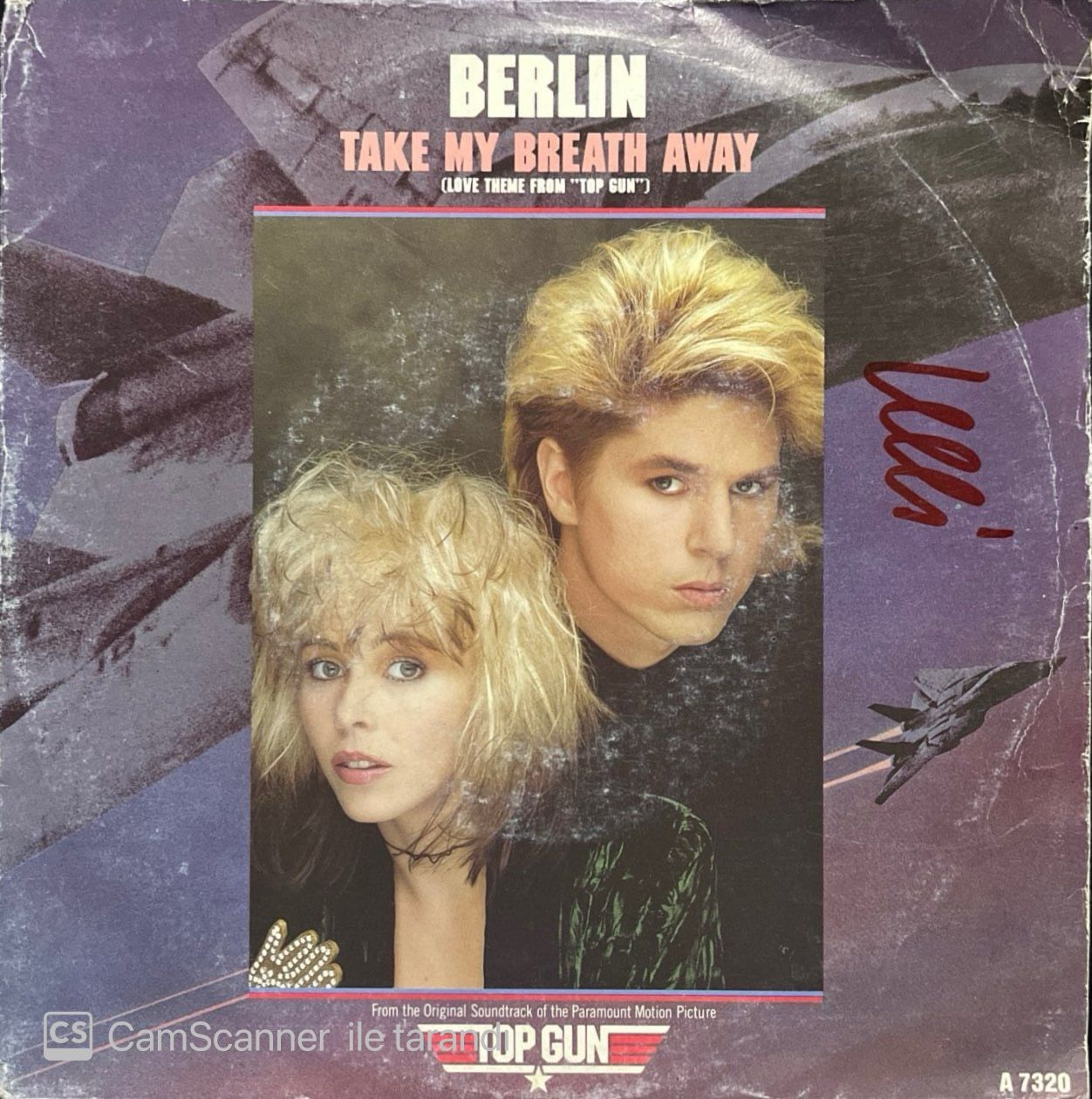 Berlin Take My Breath Away 45lik Plak