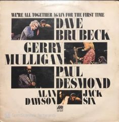 Dave Brubeck We're All Together Again For The First Time LP Plak