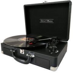 Record Master T310CH Şarj Özellikli Pikap - 33, 45, 78 Devir T310CH- Siyah