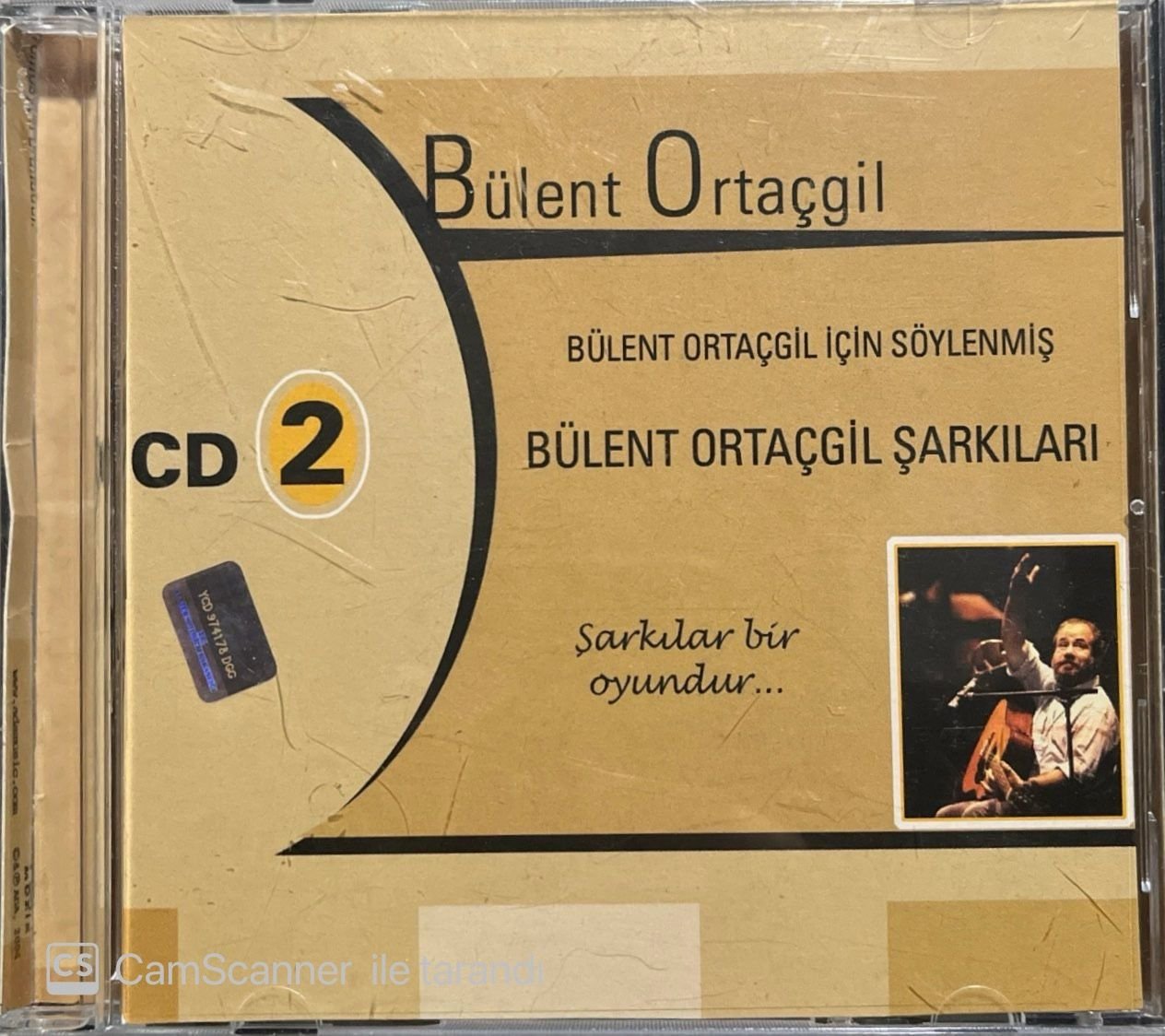 Bülent Ortaçgil İçin Söylenmiş Bülent Ortaçgil Şarkıları Şarkılar Bir Oyundur CD 2