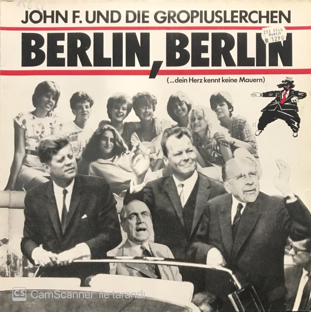 Berlin Berlin John f. Und Die Gropiuslerchen LP Plak