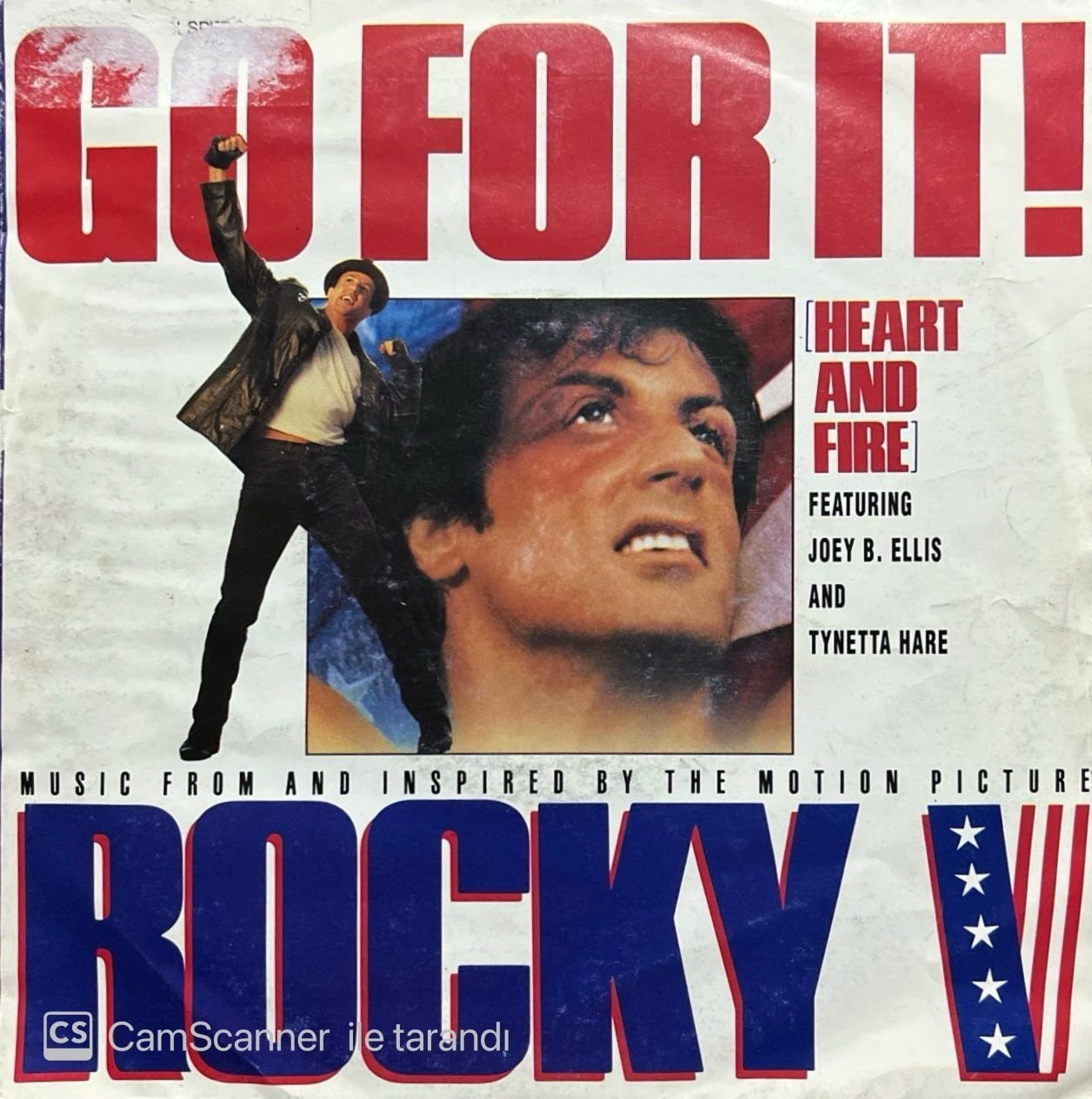 Rocky V Go For It (Hearth And Fire) 45lik Plak
