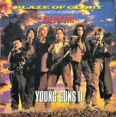 Jon Bon Jovi Blaze Of Glory Young Guns II Soundtrack LP Plak