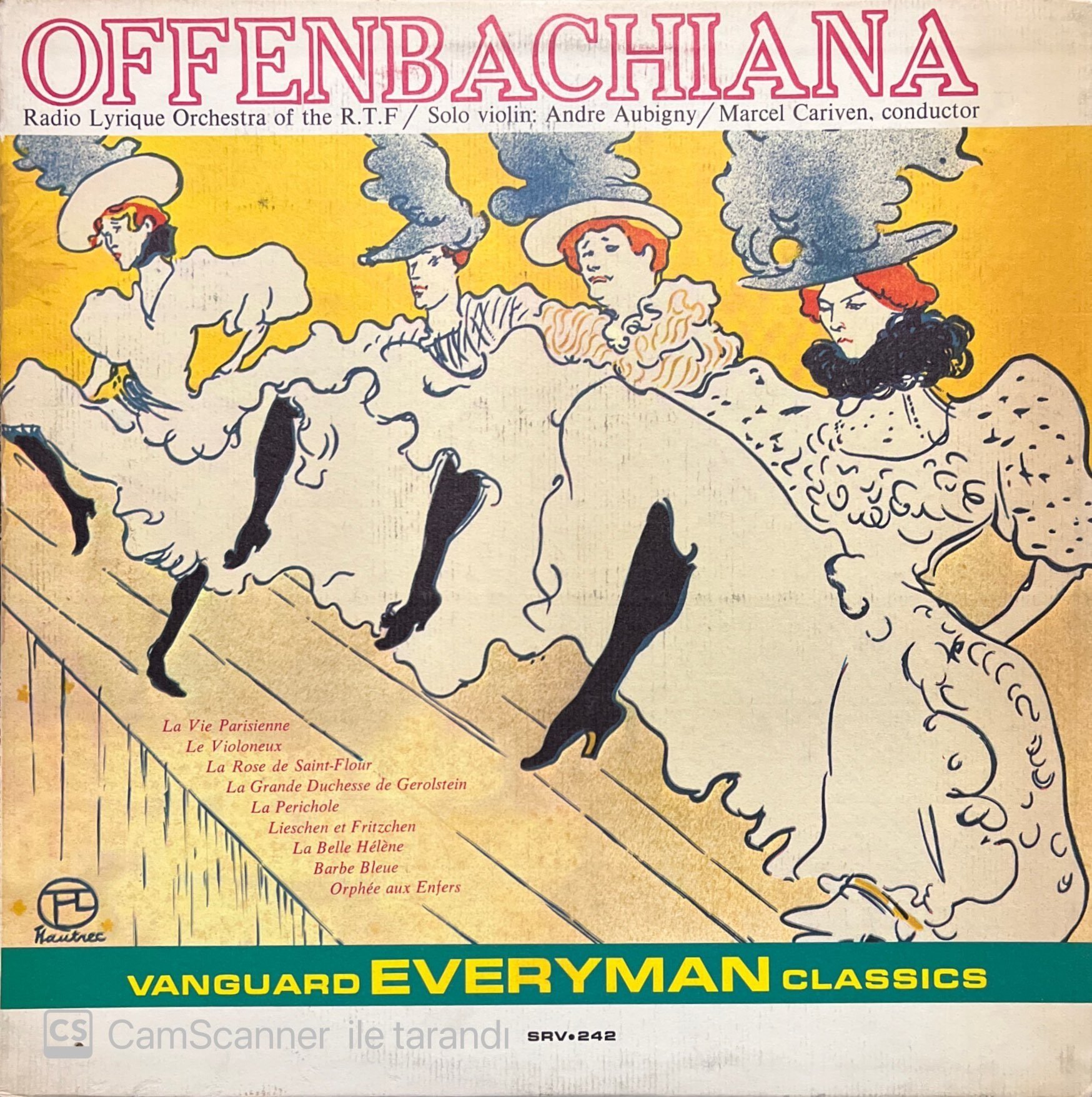 Offenbachiana LP Klasik Plak