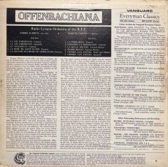 Offenbachiana LP Klasik Plak