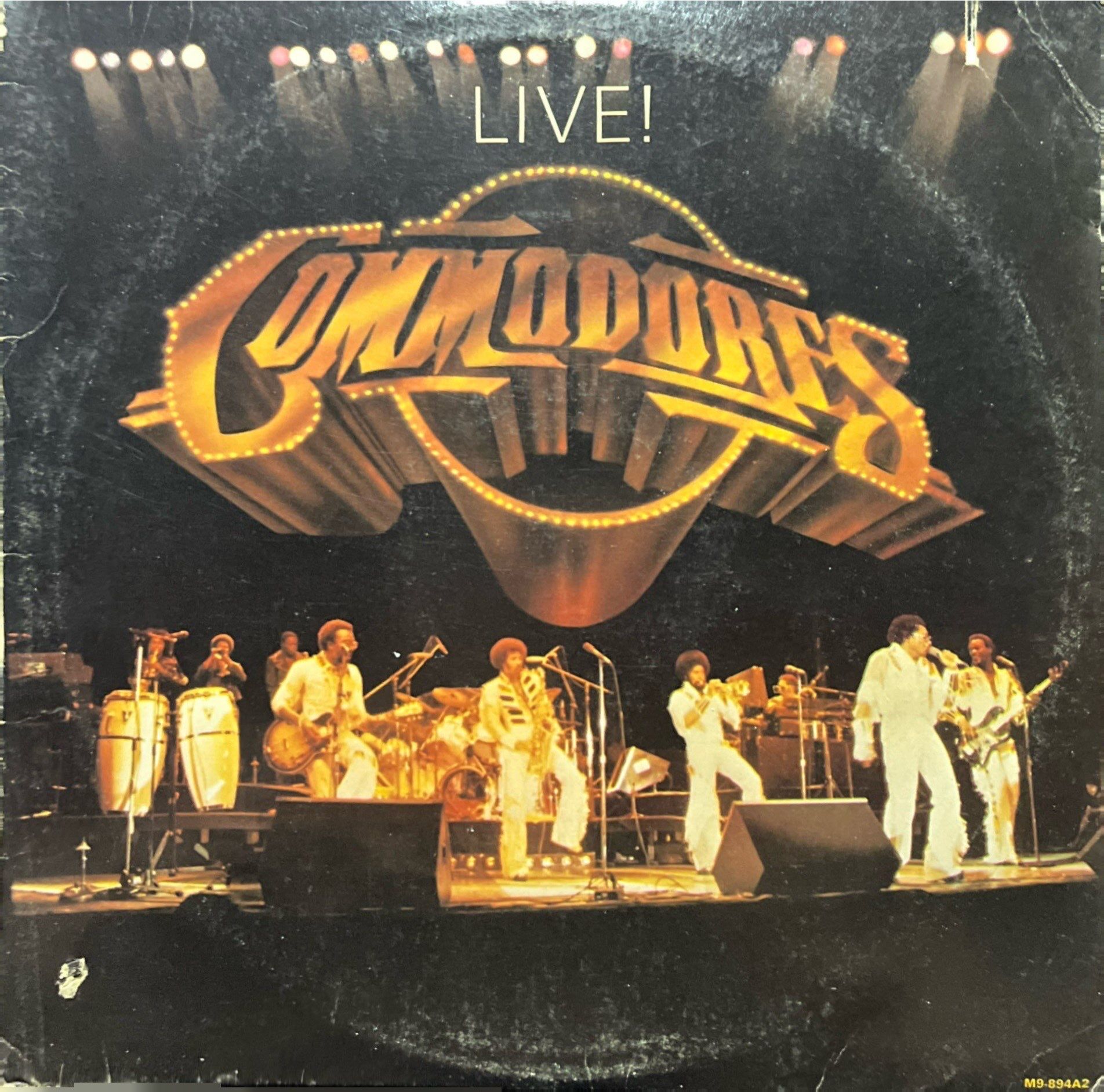 Commodores Live Double LP Plak