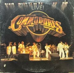 Commodores Live Double LP Plak