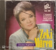 Zeki Müren Dünden Bugüne 3 Sarı Bandrollü CD