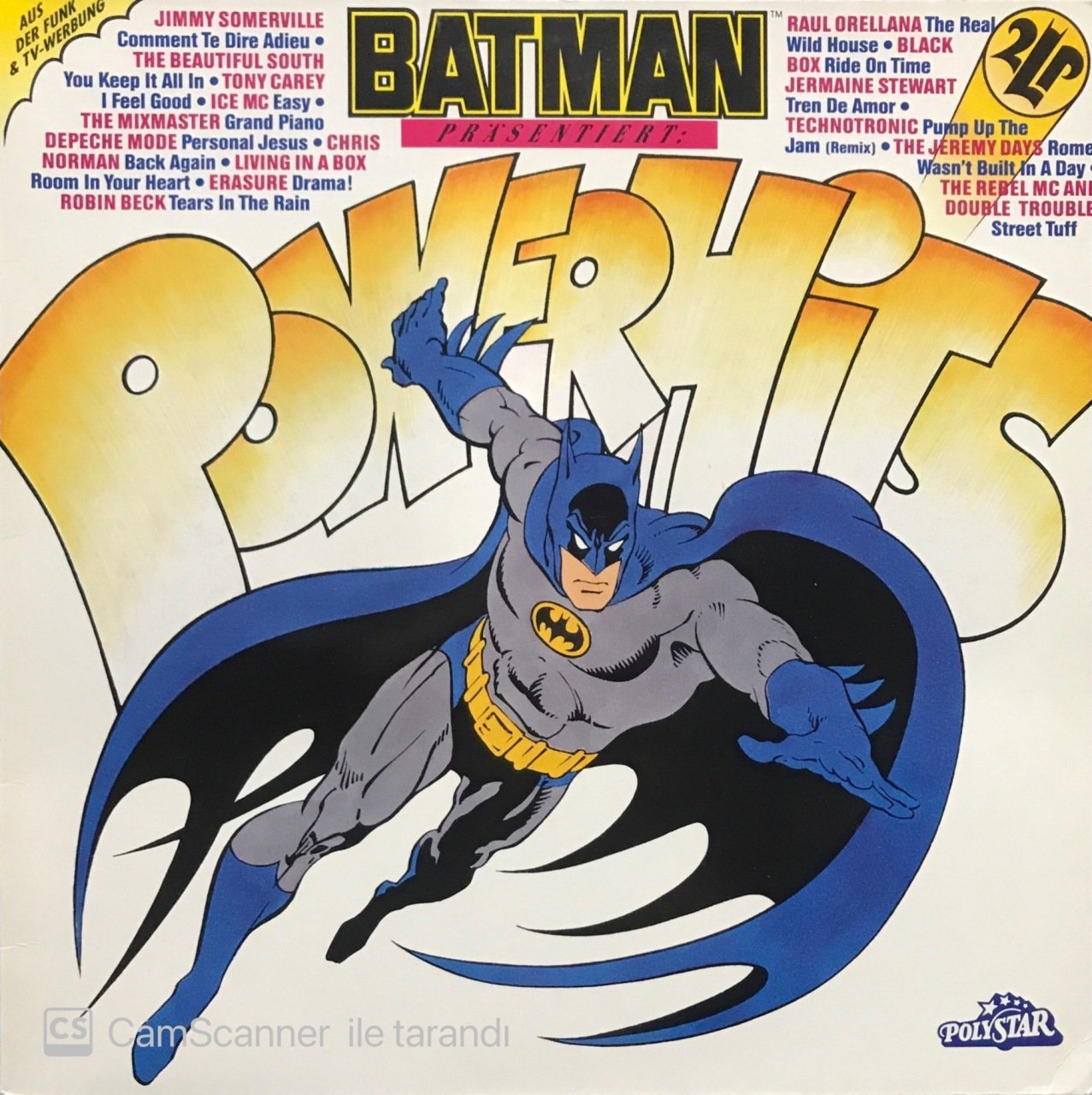 Batman Powert Hits Double LP Plak