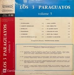 Los Fabulosos 3 Paraguayos Volume 5 LP Plak