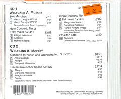 Wolfang Amadeus Mozart Cd 1:The Merry Mozart Cd2: ''Ein Musikalischer Spass''  CD