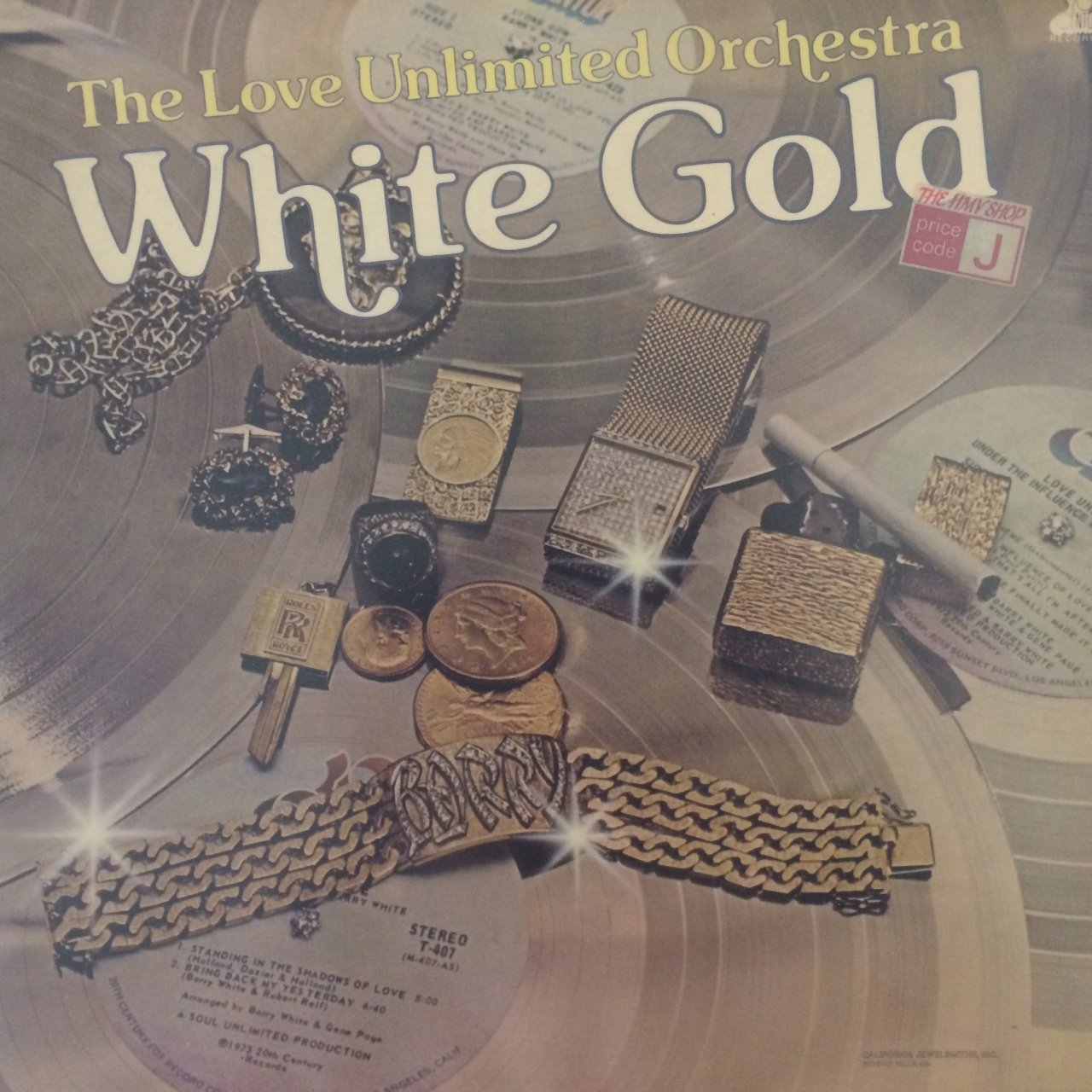 White Gold The Love Unlimited Orchestra LP Plak