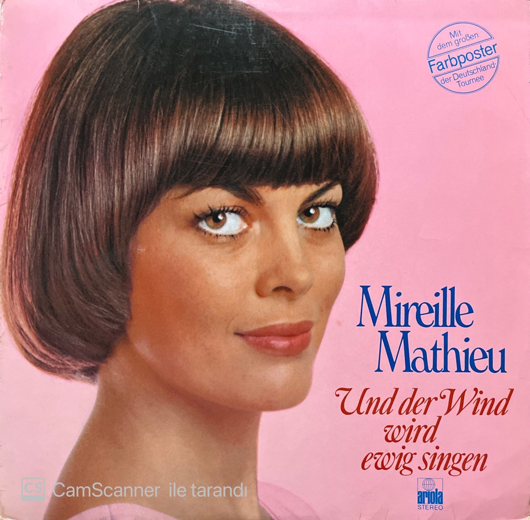 Mireille Mathieu Und Der Wind Wird Ewig Singen LP Plak