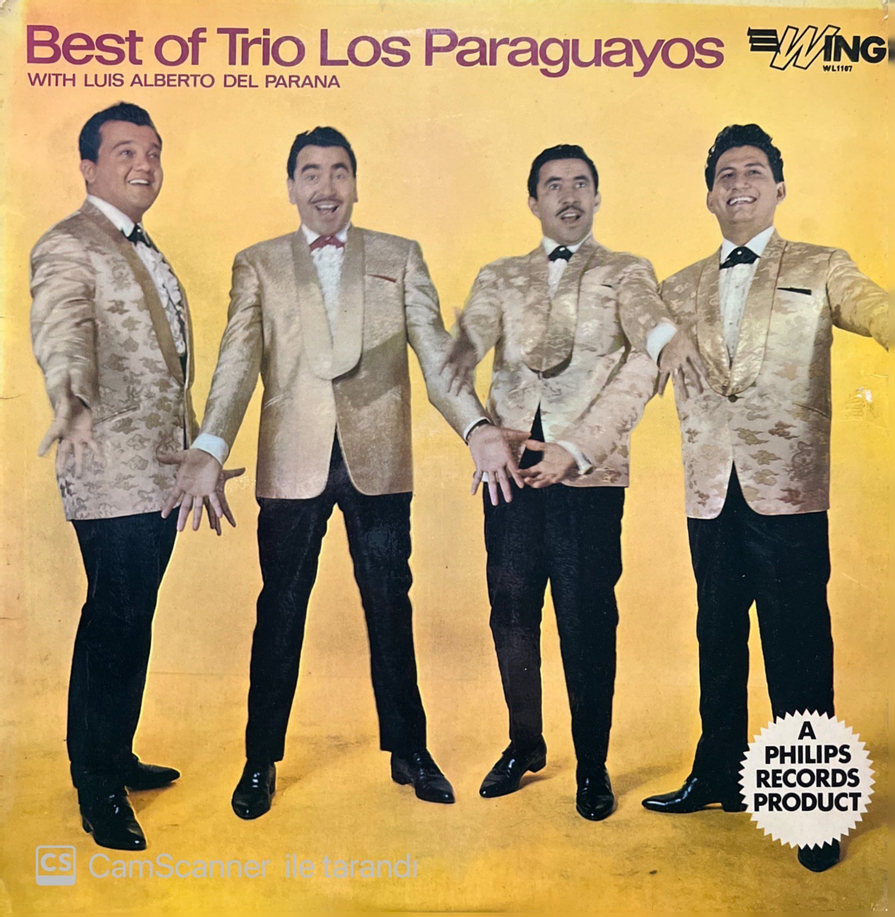 Best Of Trio Los Paraguayos Volume 6 LP Plak