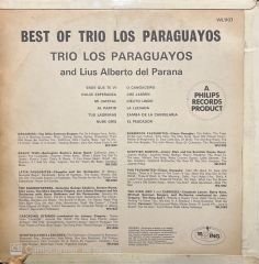 Best Of Trio Los Paraguayos Volume 6 LP Plak