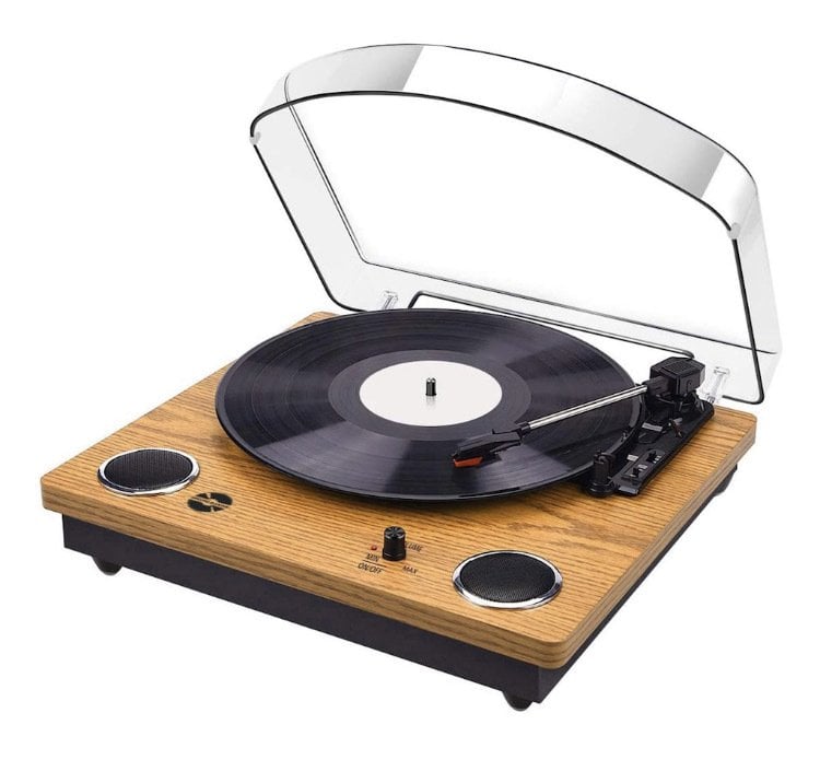 *ÜCRETSİZ KARGO Record Master TT249 Retro Pikap Bluetooth + Mp3 Kayıt Özelliği Tüm Plakları Çalabilen Pikap 33, 45, 78 Devir