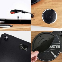 *ÜCRETSİZ KARGO Record Master TT249 Retro Pikap Bluetooth + Mp3 Kayıt Özelliği Tüm Plakları Çalabilen Pikap 33, 45, 78 Devir
