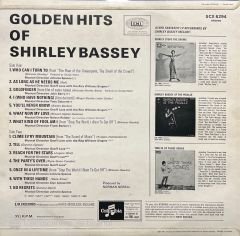 Golden Hits Of Shirley Bassey LP Plak