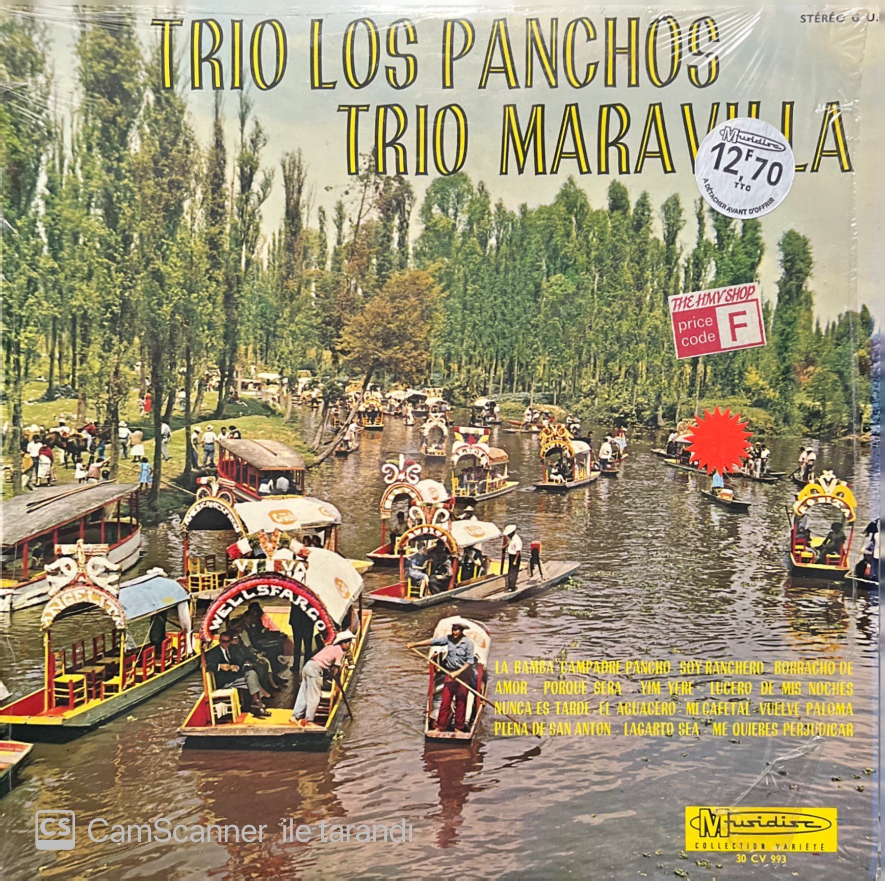 Trio Los Panchos Trio Maravilla LP Plak